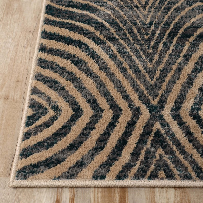 Superior Indoor Area Rug, Jute Backing, Modern Geometric Rugs for