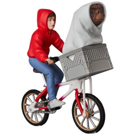 UDF Ultra Detail Figure No.801 E.T. & ELLIOTT w/BICYCLE Total Height Approx. 3.5 inches (90 mm), Non-scale, Painted Finished Figure