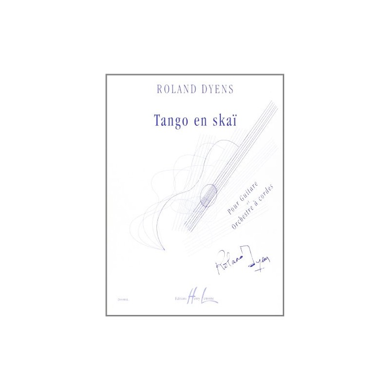 Tango en Skai (guitar/string orchestra)