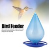 Hanging Transparent Plastic Hummingbird Feeder Outdoor Bird Feeding Device for