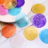 100PCS 2-in Round Shells Pieces with 2 Hole, Polished Round