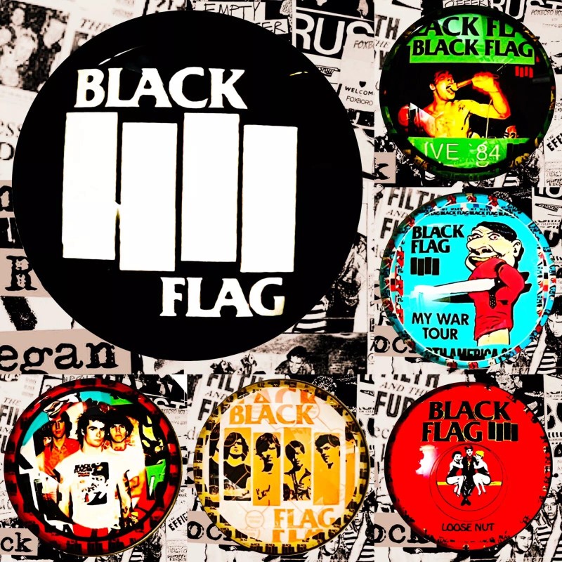 BLACK FLAG “BLACK COFFEE ” PICK THREE CREATIVE BRACELETS PICK