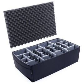 ColorCase Gray Padded Divider Set for The Pelican 1650 Protector case.
