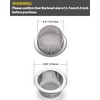 Stanker 15pcs 0.5 Inch Premium Diameter Stainless Steel Pipe Screens