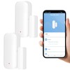 GOEDCH Set of 2 WiFi Door Sensor Detector Smarter: Window