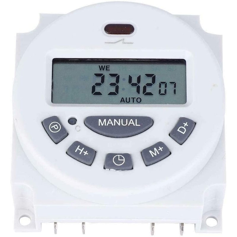 MACHSWON 2 PCS Digital Programmable Timer Control Power LCD Display