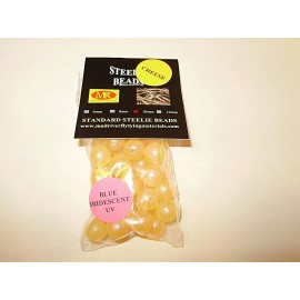 MAD RIVER BLUE IRIDESCENT UV CHEESE 6,8,10,12,14mm TROUT/STEELHEA - 10mm