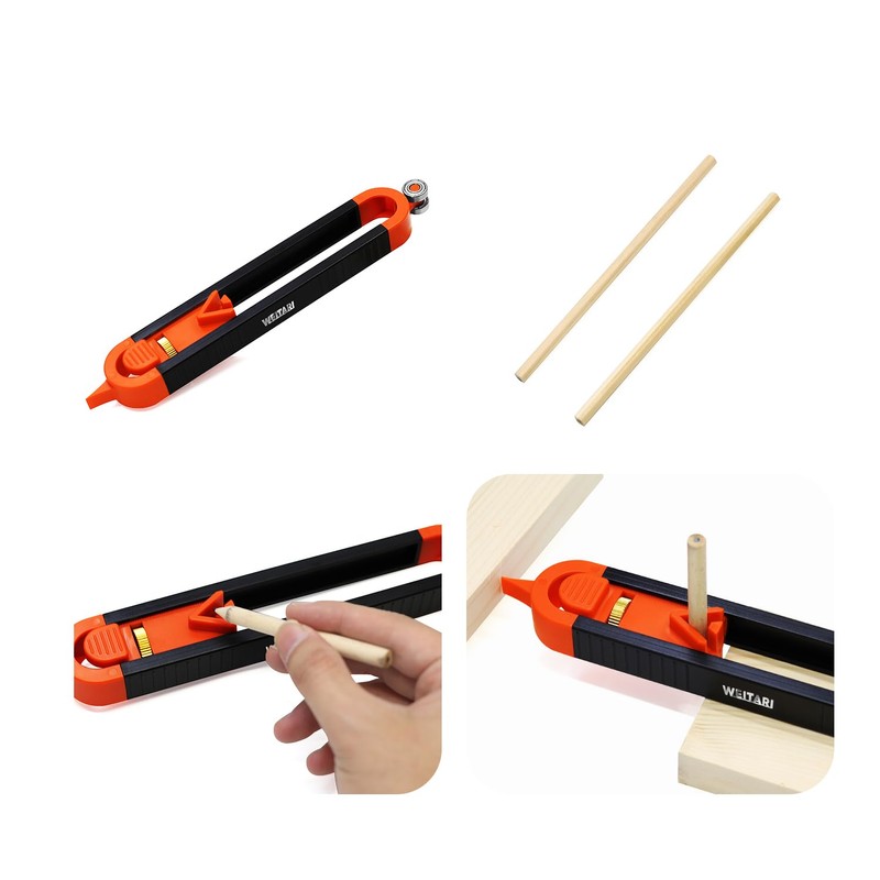 WEITARI Precise Contour Gauge Scribe-Tool Woodworking - With Lock For