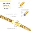 SytsLNKXXX Cuban Link Chain Bracelet for Men- 316L Stainless Steel