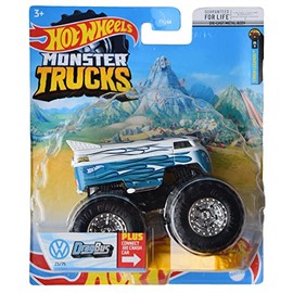 Hot Wheels Monster Trucks Drag Bus - Connect and Crash Car 23/75 - Dragbus