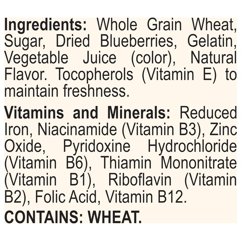 Mom's Best Blueberry Wheatfuls Shredded Wheat Cereal, Made with Whole