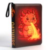 Oathfire Trading Card Binder, 9-Pocket 50 Pages, 900 Cards PU