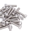 100Pcs Hex Socket Head Cap Screws Galvanized Steel Screw Kit