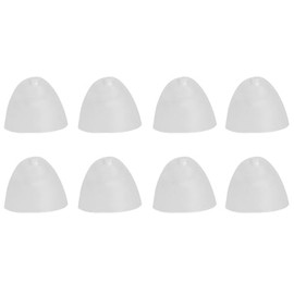 Ear Domes/Ear Tips/Ear Caps for ITC CIC Hearing Aids, Compatible with WLCMRD Hearing Aids, 8 Pieces (L)