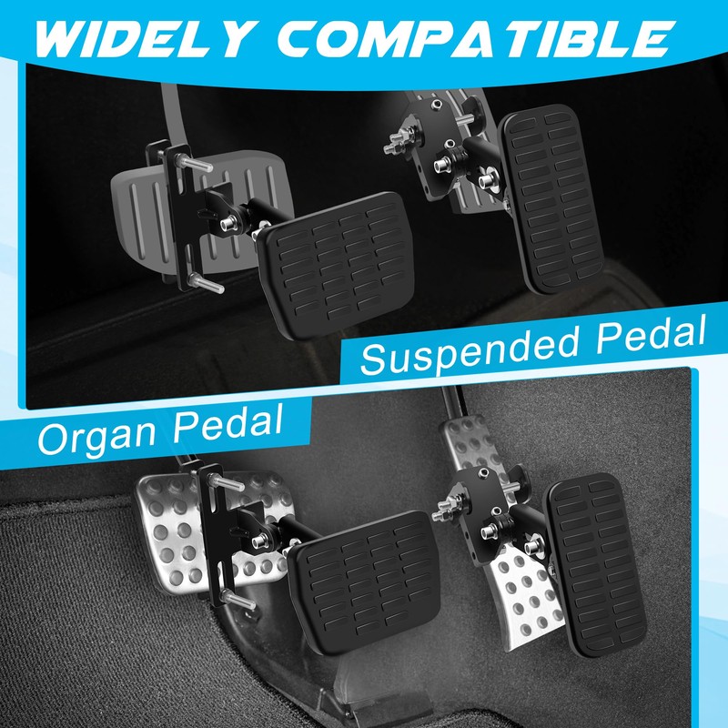Anglecai Gas and Brake Pedal Extenders for Short Drivers People