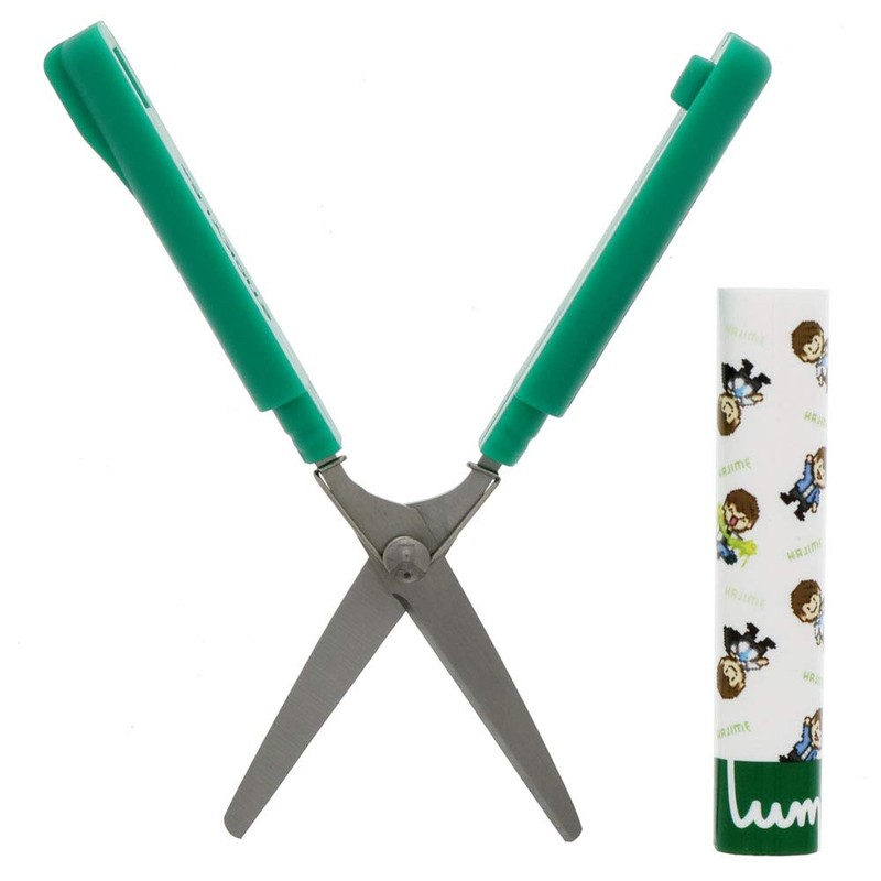 Sunstar Stationery S3719049 Sticky Scissors, Compact, Hajime Shacho