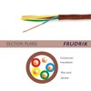 FRUDRIK Thermostat Wire - Solid Copper 18 Gauge - CL2