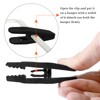 Andiker 20 Pack Velvet Hanger Clips Set, Finger Pants Clips