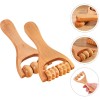 Ciieeo 2 Pack Wooden Massage Roller - Bead Massage Tool