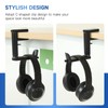 LVGCHM Adjustable Clamp-on Under Desk Hanger, PC Gaming Headset Holder-
