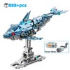 688-Piece Mechanical Animal Building Blocks for DIY Model Building –