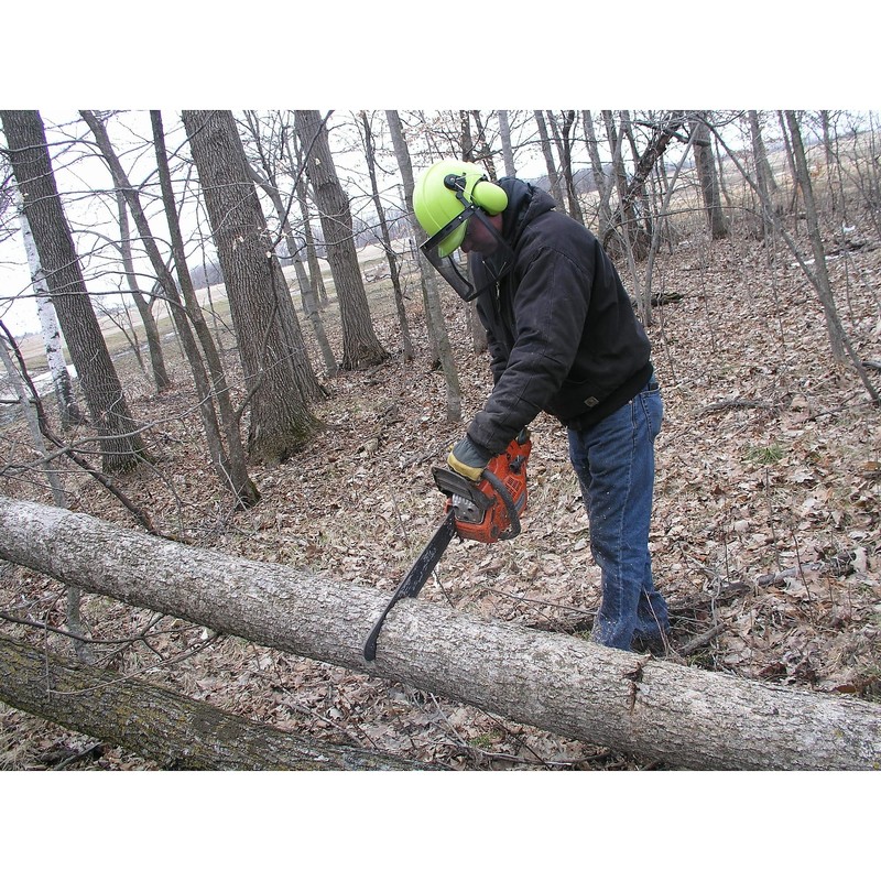 Timber Tuff TMW-09 Loggers Helmet Green