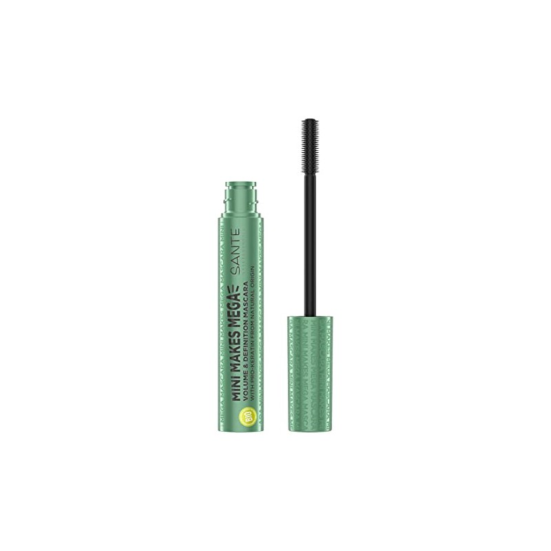 SANTE Naturkosmetik Mascara Flexible Rubber Brush Mascara for Extended and