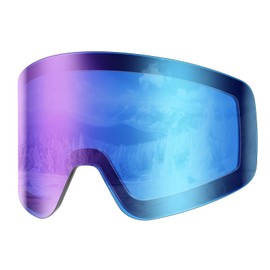 SNOWER Adults Ski Goggles Replacement Lens With UV Protection and Anti-Fog Treatment