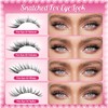 PROLASHBEAUTY Fox Eye Lash Clusters with Spikes Waterproof Lightweight Cat