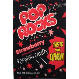Pop Rocks Strawberry Popping Candy 18 count