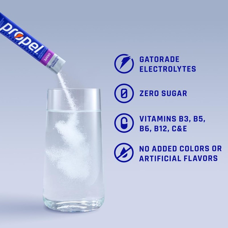 Propel Electrolyte Powder Drink Mix, Berry - Zero Sugar Hydration