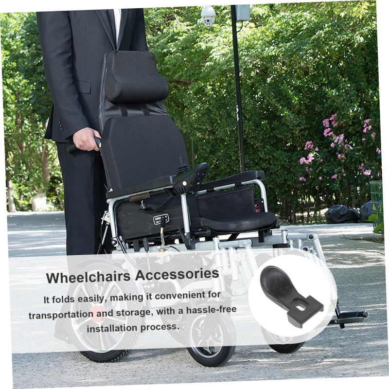 IWOWHERO Wheelchair Backrest Support Frame for Electric Wheelchairs Folding Backrest