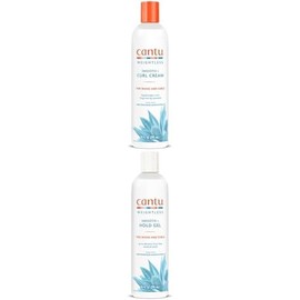 Cantu. Weightless Smooth Crema Para Rizos, 10 fl oz + Weightless Smooth Gel, 10 fl oz