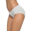 Wealurre Cotton Bikini Women's Breathable Panties Seamless Comfort Underwear(3128M,Stripe 2)