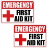 First AID KIT 2 Pack Stickers