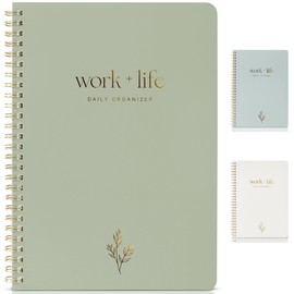 Beautiful Daily Planner and To Do List Notebook For Work And Life - The Perfect Undated Planner to Easily Organize Business Tasks and Appointments - Stylish Office Organizer and School Supplies for Women