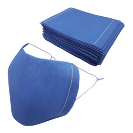 Cubrebocas de 2 capas paquete con 100 piezas (Azul cielo)