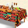 Frienda 6 Pcs African Print Tablecloths 54 x 108 Inch