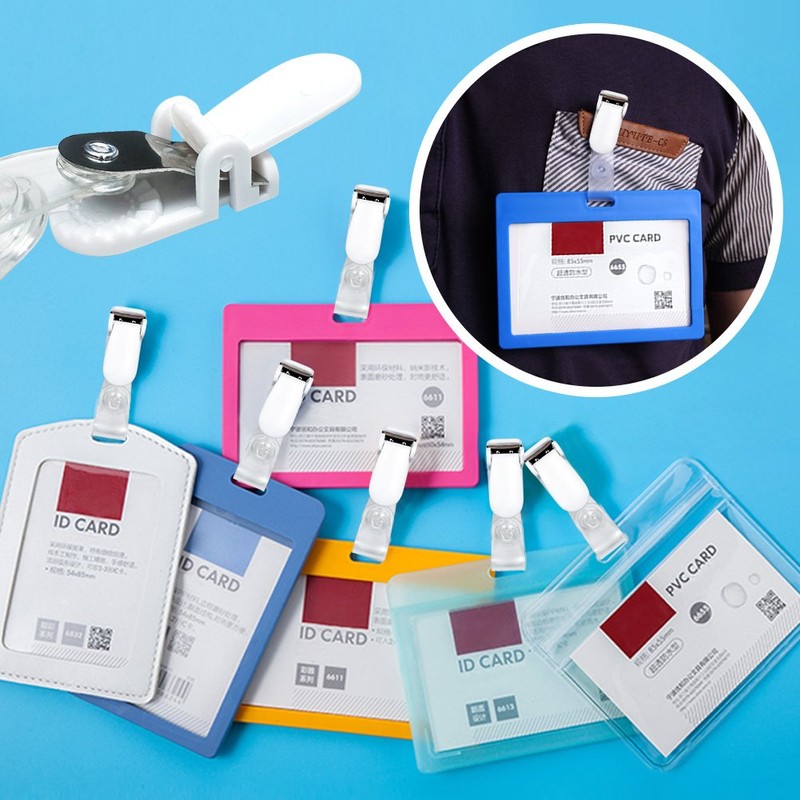 Band Clip Craft Travel Pocket Clip White (Pack of 10)