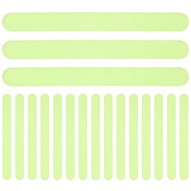 FUNOMOCYA 24Pcs Non Skid Stairs Tapes Glow Dark Reflective Strips for Steps Skid Stickers for Indoor and Outdoor Use Safety Treads for Stairs