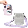 Acouto Kit de Funda para Cmara Instantnea, Pegatina con Correa