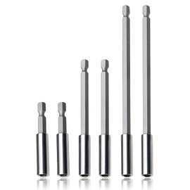 Drill Extension Bit Holder, 60mm 100mm 150mm Magnetic Screwdriver Bit Holders 1/4 Inch Hex Screwdriver Extension Bits Holder