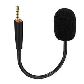 Xivip Replacement Mic Compatible with Beyerdynamic MMX100/ MMX150 Wireless Gaming Headset, 3.5mm Noise Cancelling Microphone Boom, Detachable MMX100 Boom Mic Piece
