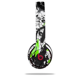 WraptorSkinz Skin Compatible with Beats Solo 4, Solo 3 and Solo 2 Wireless Headphones - Baja 0018 Lime Green - Decal Vinyl Wrap (Headphones NOT Included)