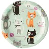 Creative Convertting 8C328595 Cat Purrfect Party Plate, 18 Cm 328595