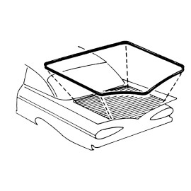 FARGO AUTOMOTIVE 1958 1959 1960 1961 1962 1963 1964 CHEVY IMPALA BEL AIR BISCAYNE TRUNK SEAL  58C