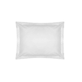 Belledorm 400 Thread Count Single Ply Egyptian Cotton 3ft King Size Oxford Style Pillow Case in White