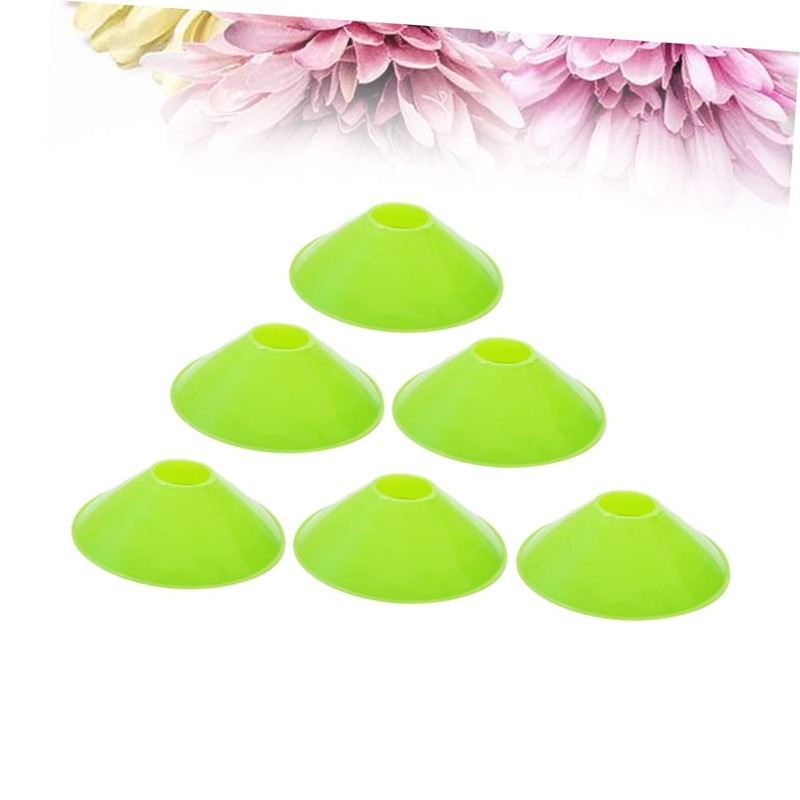 BIUDECO 10pcs Soccer Cone Training Disc Football Training Logo Plate