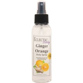 Ginger Orange Body Spray (Double Strength), 4 ounces