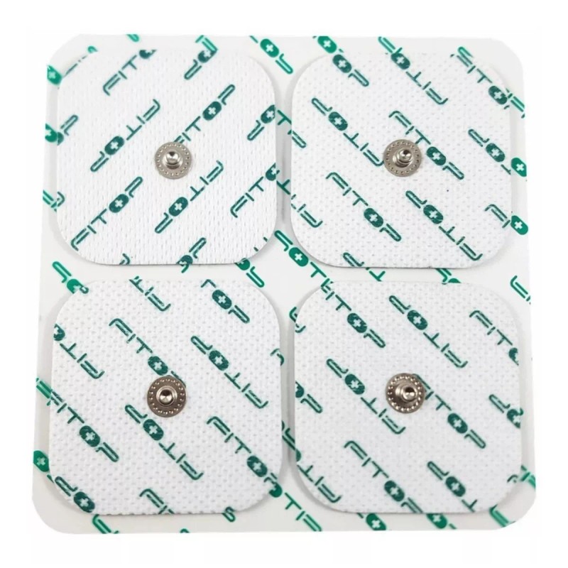 20 Electrodos Compatibles Compex 5x5 Single Snap Envíogratis